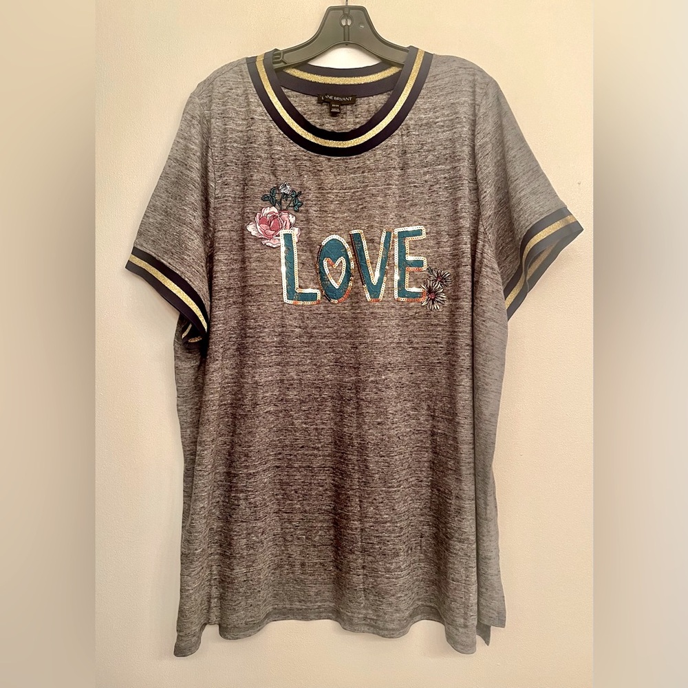Lane Bryant “ Love” top size 22/24 - Picture 1 of 7
